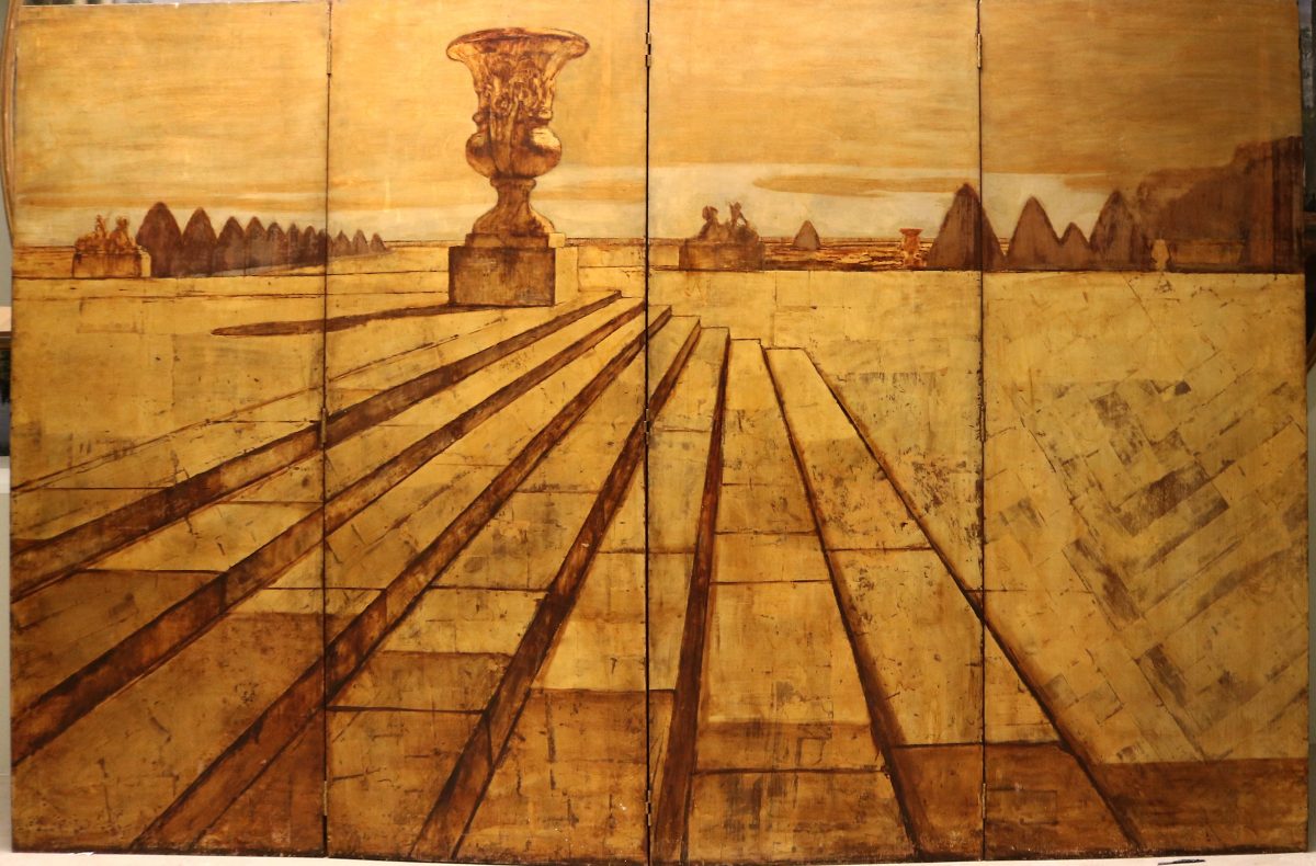 Proceso de valoración de arte para una pieza de arte moderno.